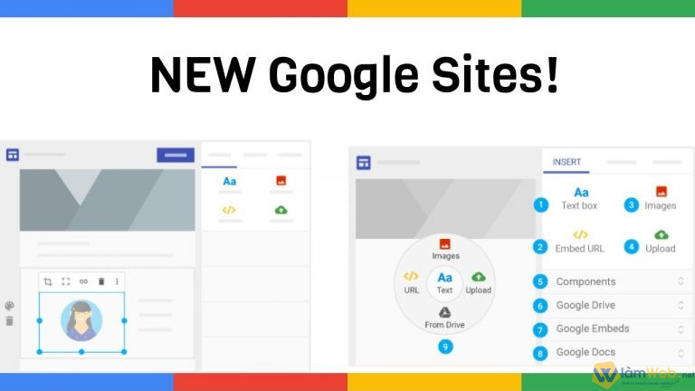 Thao tác thiết kế website trên Google bằng phương pháp new site đơn giản và dễ thực hiện