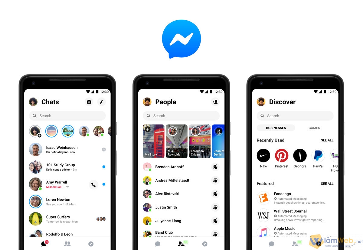 Facebook Messenger là ứng dụng được người dùng trên toàn cầu lựa chọn vì nó tương thích với nhiều hệ điều hành Android, iOS, Windows…