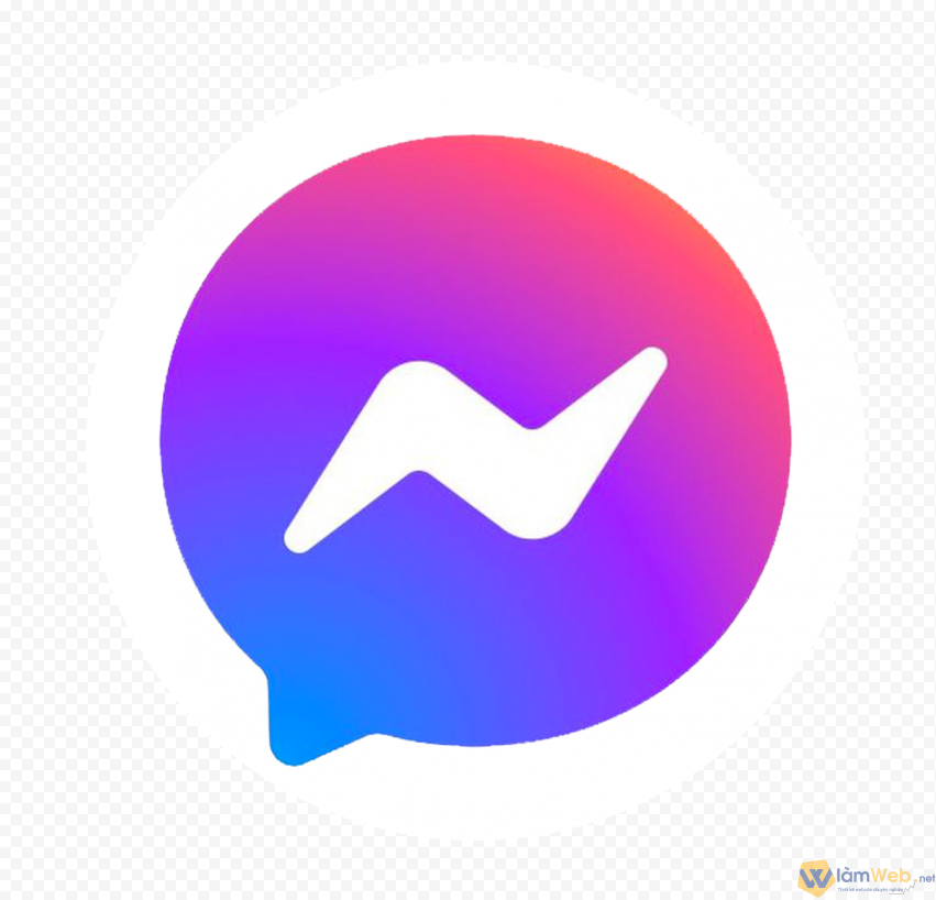 Giao diện logo Messenger Facebook sau khi chuyển nhượng cho nhà phát triển Meta.