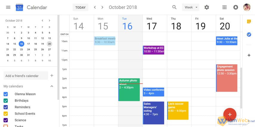 Google Calendar là một trong những ứng dụng được người dùng sử dụng phổ biến trên toàn thế giới. 